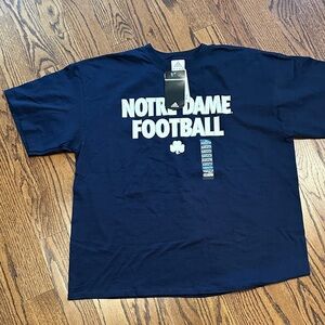Let's Go Irish- lJust think RudyNWT Official Univ. of Notre Dame T-Shirt NWT XL